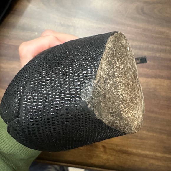 Sergio Rossi pep toe heels. Size 38.5. Black platform - Picture 7 of 14